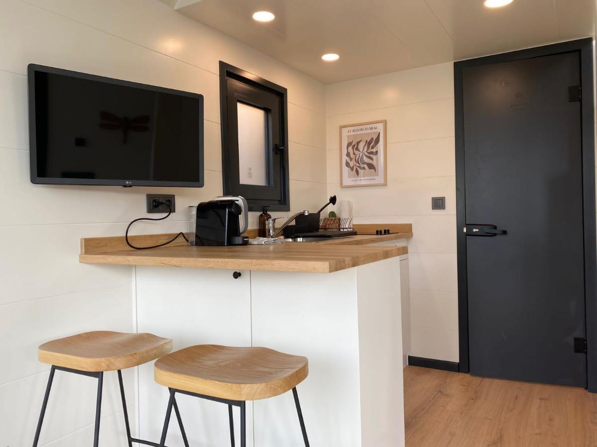 Tiny House With Sauna & Jacuzzi Near Amsterdam Vijfhuizen Exterior foto